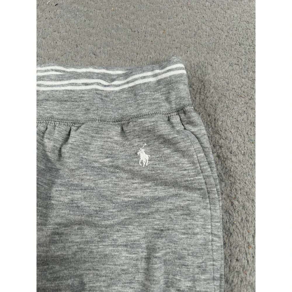 Polo Ralph Lauren Pants Men's Large Gray Jogger Tapered Running Training Stretch
